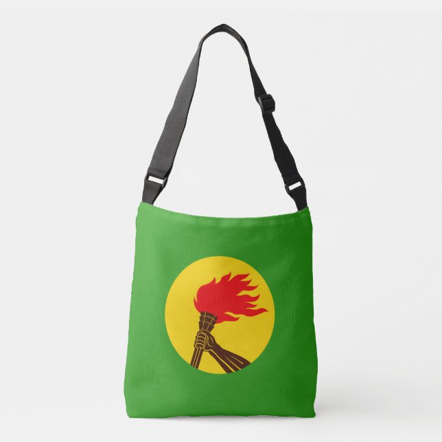 Zaire Flag Crossbody Bag (Front)
