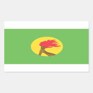 Zaire Flag Sticker