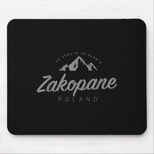 Zakopane Mountain Vacation Skiing Poland  Mouse Pad