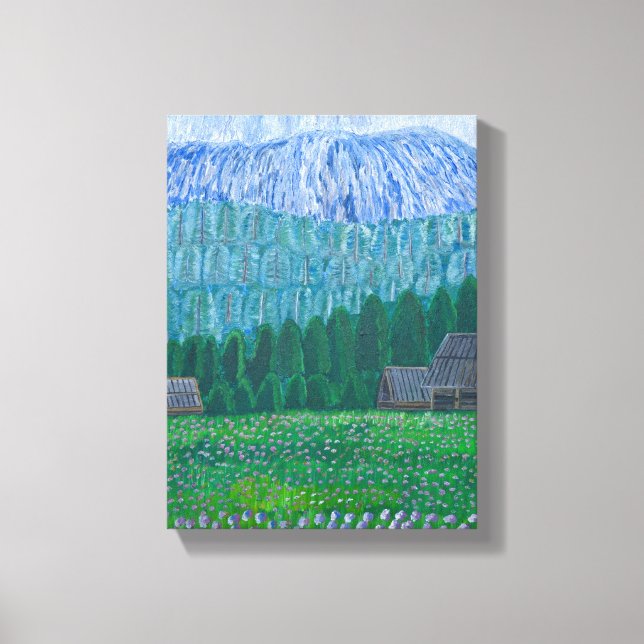 Zakopane, Poland canvas  Print (Front)