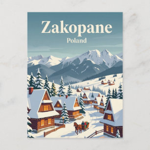 Zakopane, Poland Postcard