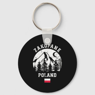 Zakopane Poland Tatra Ski Resort Alpine Skiing Pol Keychain