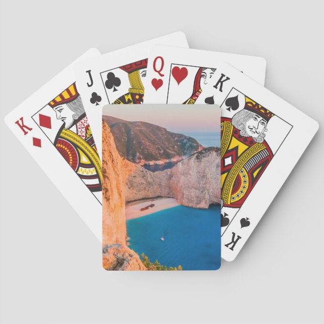 Zakynthos, Greece. Playing Cards (Back)