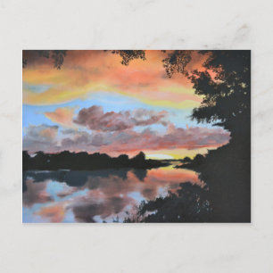 Zambezi River Reflections Postcard