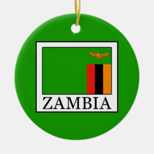 Zambia Ceramic Ornament
