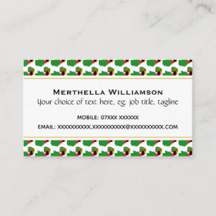 ZAMBIA Christian Scripture John 3:16 Business Card