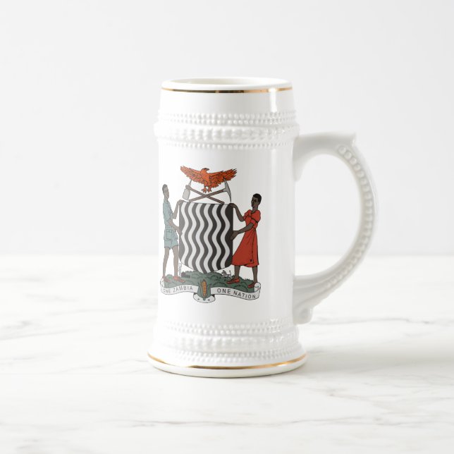 Zambia Coat of Arms Mug (Right)