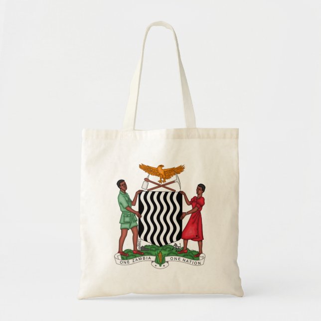 zambia emblem tote bag (Front)