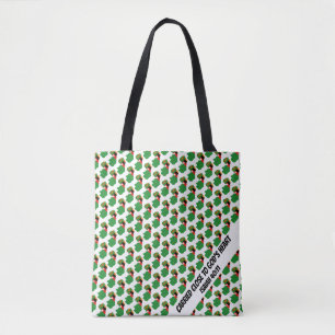 ZAMBIA FLAG God's Heart Isaiah 40 Scripture Tote Bag