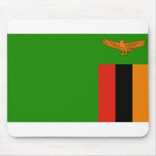 Zambia Flag Mouse Pad