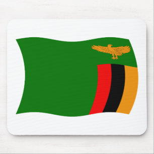 Zambia Flag Mousepad