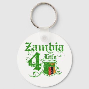 Zambia for life keychain