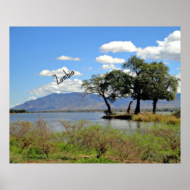 Zambia landscape poster (Front)