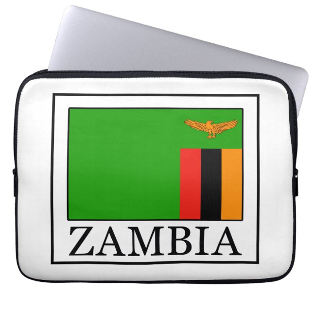 Zambia laptop sleeve (Front)