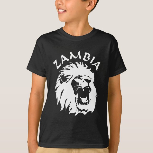 Zambia Lion T-Shirt (Front)