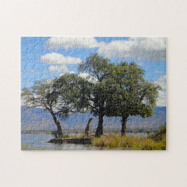 Zambia Mountains and Lakes. Jigsaw Puzzle (Horizontal)