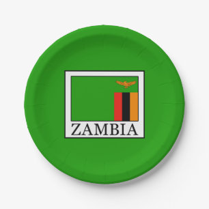 Zambia Paper Plate