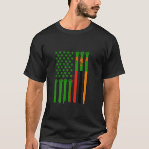 Zambia USA America Zambian Flag Handfist Zambian P T-Shirt
