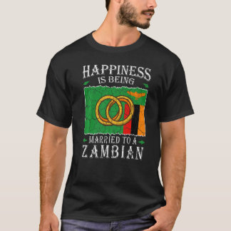 Zambian Wedding Republic of Zambia Heritage Roots  T-Shirt