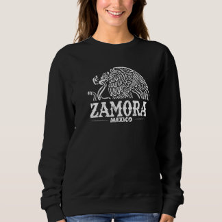 Zamora Mexico Eagle Retro Vintage Distressed 1 Sweatshirt