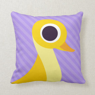 Zander the Duck Throw Pillow