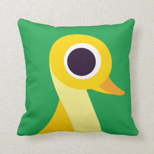 Zander the Duck Throw Pillow