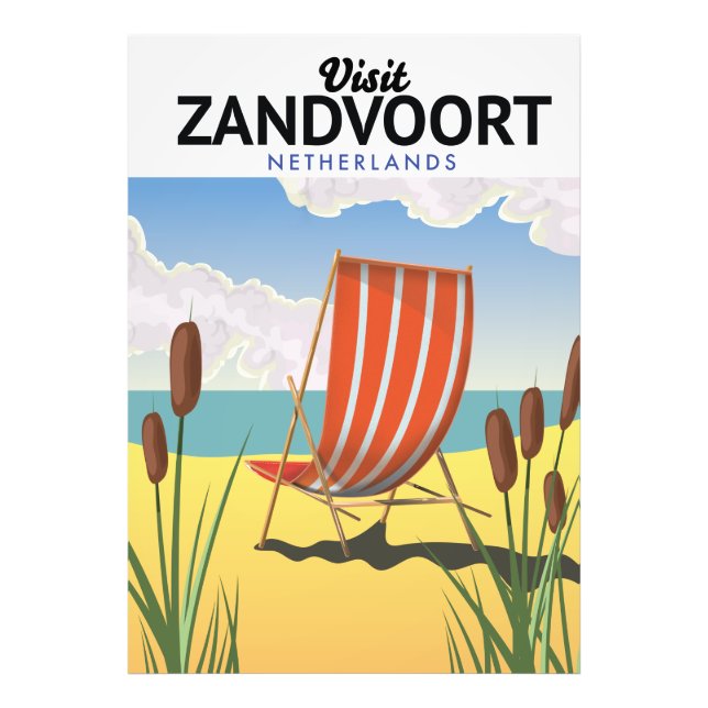 Zandvoort Netherlands travel poster (Front)