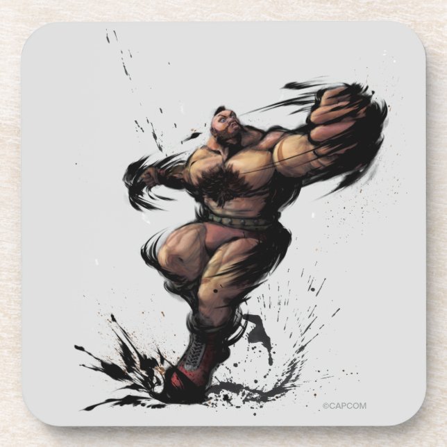 Zangief Spin Coaster (Front)