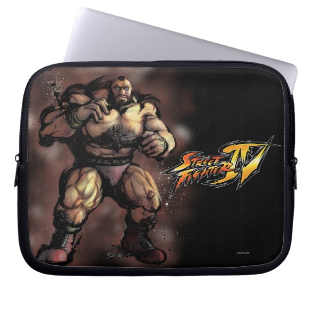 Zangief Stance Laptop Sleeve (Front)