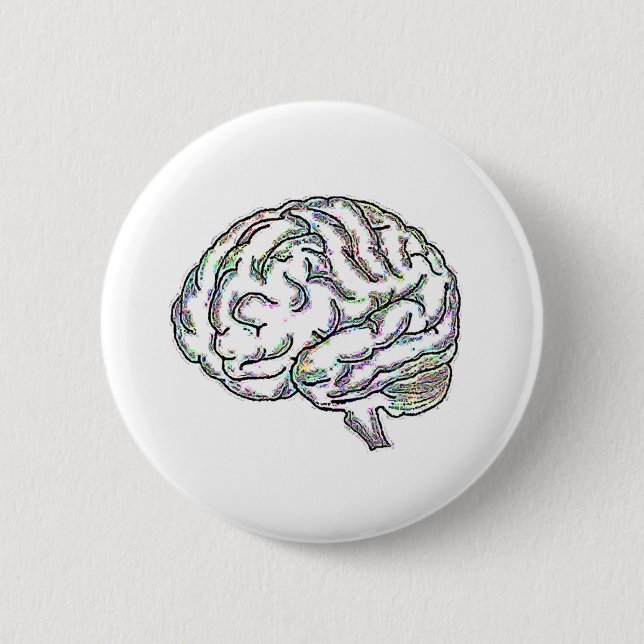 Zany Brainy 2 Inch Round Button (Front)