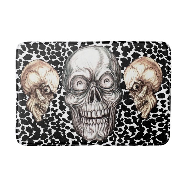 ZANY SKULL BATH MAT (Front)