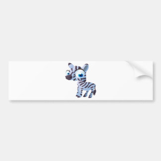 Zany The Zebra Bumper Sticker