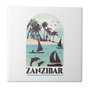 Zanzibar Africa Vintage  Tile