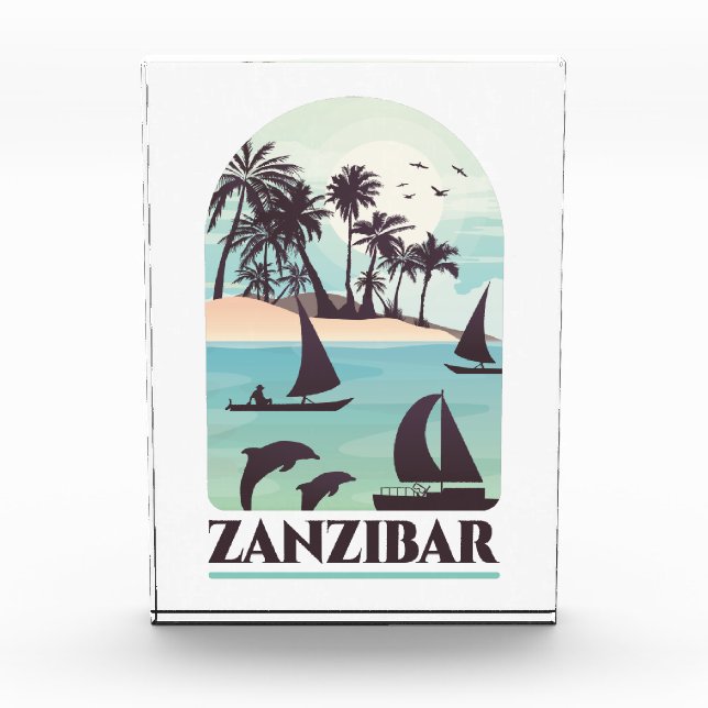 Zanzibar Afrique - Bloc photo Vintage (Devant)