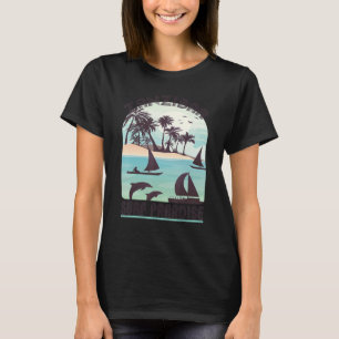 Zanzibar Beach Tanzania Palm tree Vacation Surf Pa T-Shirt