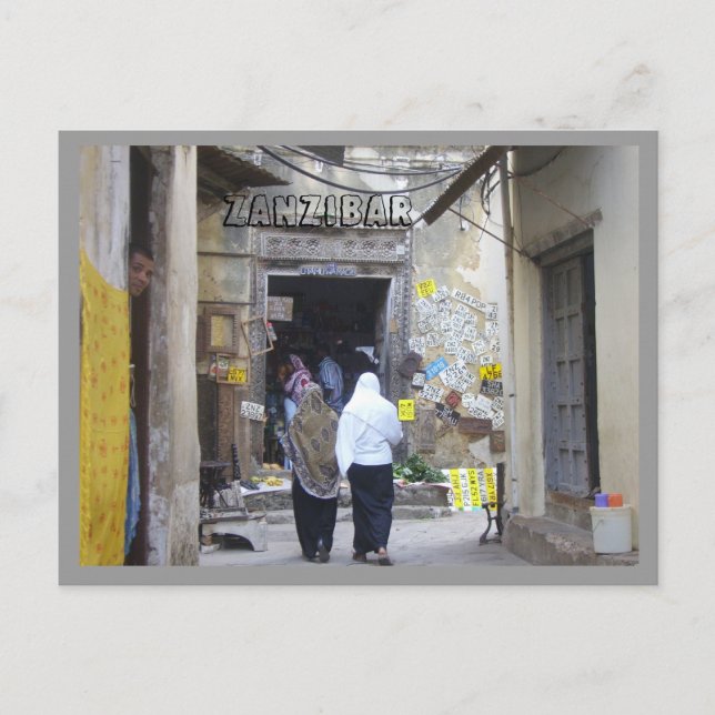 Zanzibar Postcard (Front)