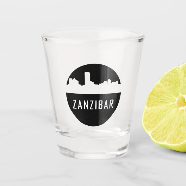 Zanzibar Shot Glass (Front)