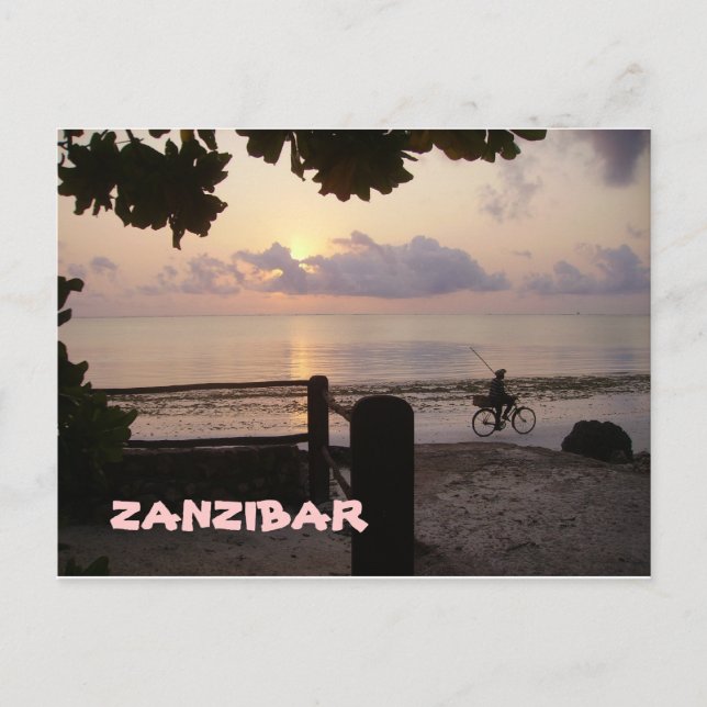 ZANZIBAR SUNRISE POSTCARD (Front)