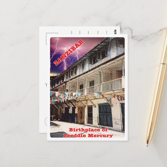 Zanzibar - Tanzania - Postcard (Front/Back In Situ)