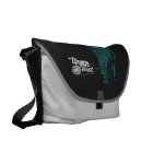 Zanzibar Typo Map Messenger Bag