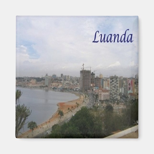 zAO006 LUANDA, Angola, Africa, Fridge Magnet (Front)