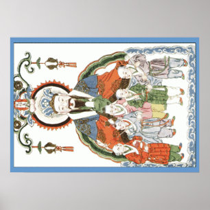 Zao Jun poster de dieu cuisine chinoise