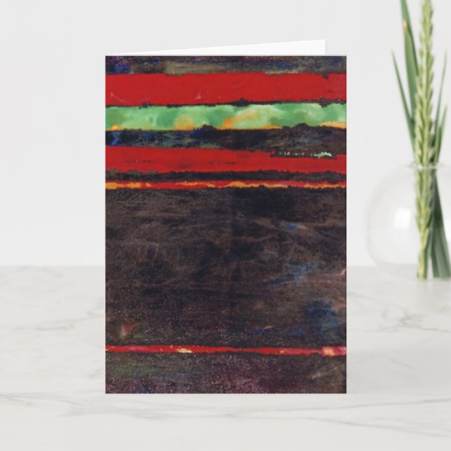 "Zap" Abstract Design Greeting Card (Front)