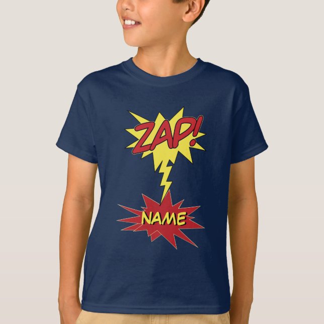 ZAP! custom shirt - choose style & colour (Front)