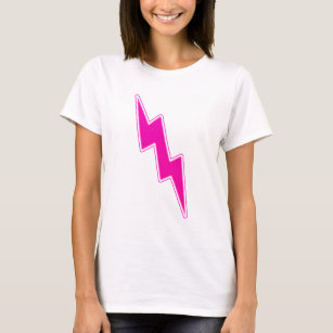 Zap – Pink Lightning Bolt T-Shirt