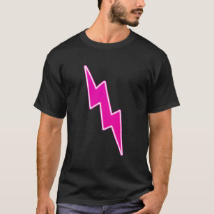 Zap – Pink Lightning Bolt T-Shirt