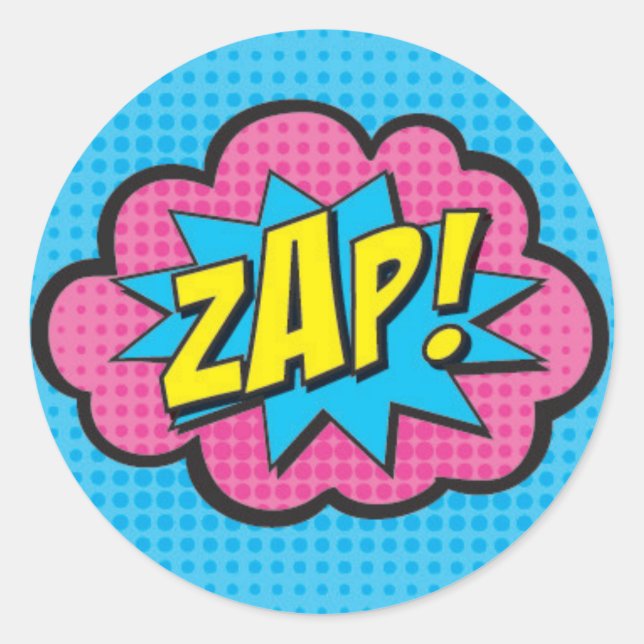 ZAP! Superhero Stickers GV2 (Front)