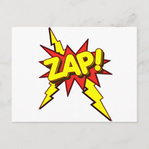 Zap, Zing, Pow! Postcard