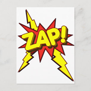 Zap, Zing, Pow! Postcard