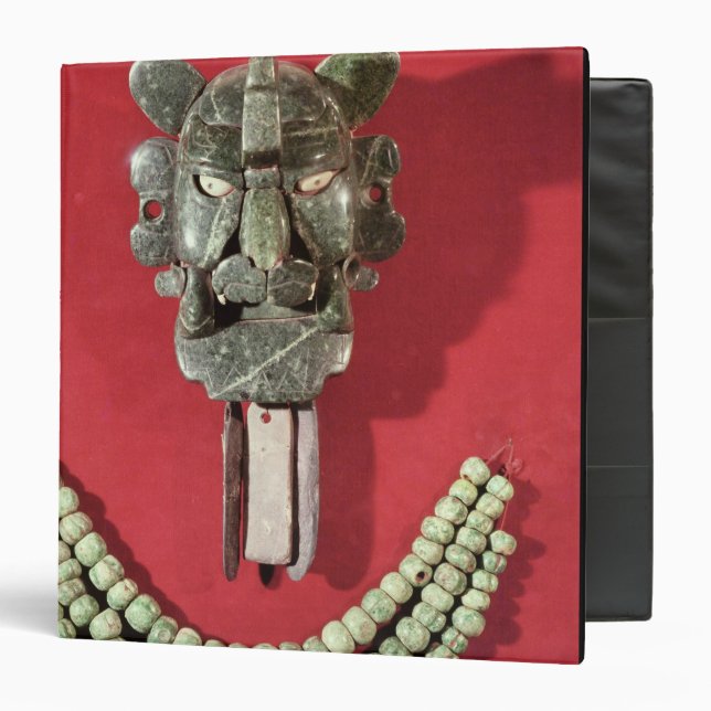 Zapotec pectoral the form of  mask representing binder (Front/Inside)